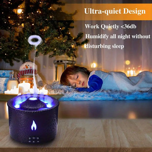 V19 Mushroom Aroma Diffuser with Timer, Night Light & Remote Control