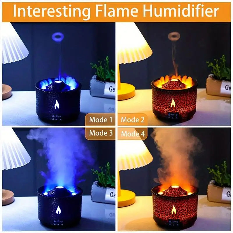 V19 Mushroom Aroma Diffuser with Timer, Night Light & Remote Control