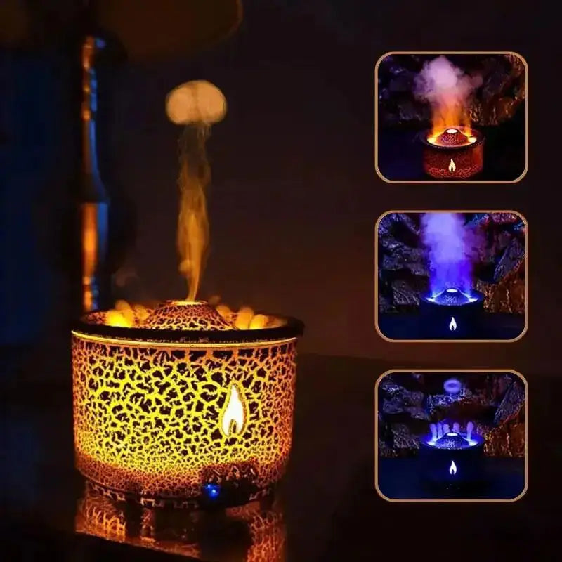 V19 Mushroom Aroma Diffuser with Timer, Night Light & Remote Control