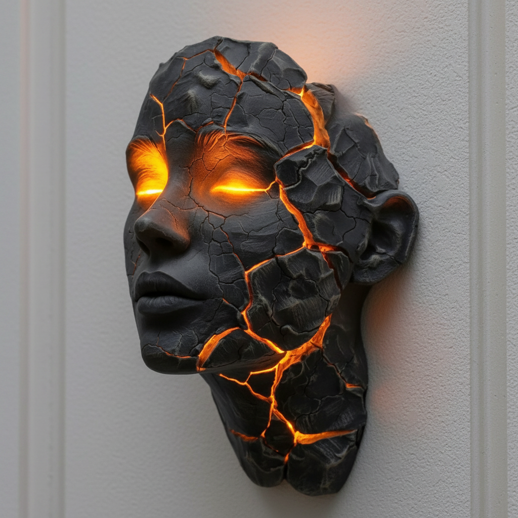 Cracked Soul LED Wall Light